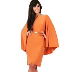Red Carpet Heels & Handbags - Dress with Cape