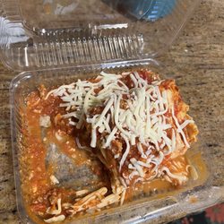 Paolo's Deli - One order of lasagna.