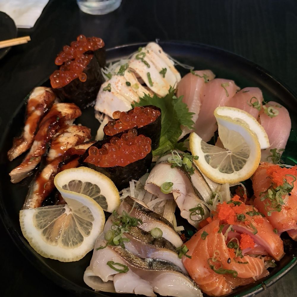 Pier 50 Sushi - Arden - Eel, Ikura, Super White Tuna, Yellowtail, Saba, and Yuzu Salmon - Sushi Bars Near Me - Sacramento, California Pier 50 Sushi - Arden - Eel, Ikura, Super White Tuna, Yellowtail, Saba, and Yuzu Salmon - Sushi Bars Near Me - Sacramento, California