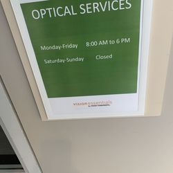 Optical Center | Kaiser Permanente Vallejo Medical Center - Hours