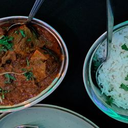 Namaste Miami - Tender and Spicy Goat Curry and Rice