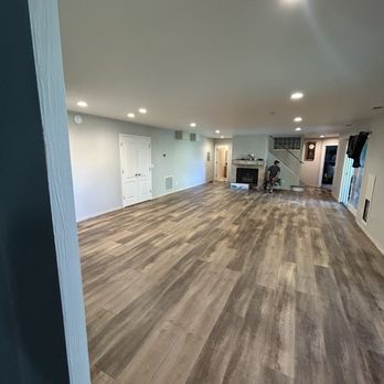JD Home Improvement - Basement LVP job. - Flooring Near Me JD Home Improvement - Basement LVP job. - Flooring Near Me