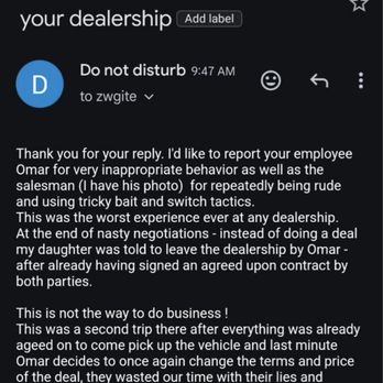 46 Mitsubishi - Email to owner which they then used to send a threatening scamming email to me with the give information provided in the loan application - Used Car Dealers Near Me - Totowa, New Jersey 46 Mitsubishi - Email to owner which they then used to send a threatening scamming email to me with the give information provided in the loan application - Used Car Dealers Near Me - Totowa, New Jersey