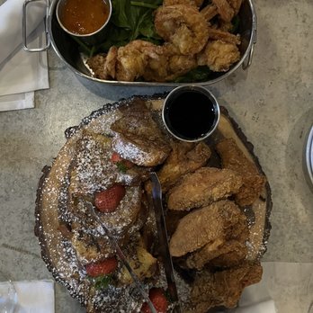 Garden Parc - Fried chicken and shrimp; French toast - Venues & Event Spaces Near Me - Atlanta, Georgia