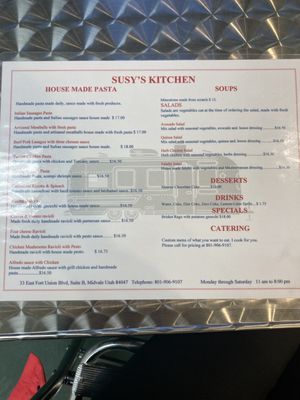 Menu photo 7 Susy’s Kitchen Midvale, UT