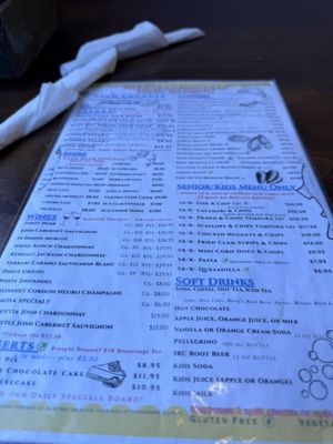 Menu photo 4 Barbara's Fishtrap Half Moon Bay, CA