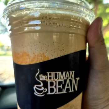 The Human Bean - Pumpkin Snowy Granite - 16oz - Coffee & Tea Near Me - Clovis, California