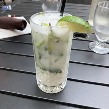 Harvest - From their awesome nonalcoholic cocktail list: a mocktail coconut Mojito - Wine Bars Near Me - New Haven, Connecticut Harvest - From their awesome nonalcoholic cocktail list: a mocktail coconut Mojito - Wine Bars Near Me - New Haven, Connecticut