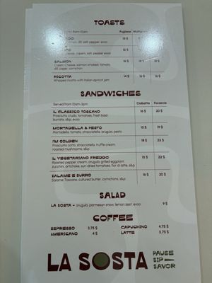 Menu photo 4 La Sosta Hollywood, FL