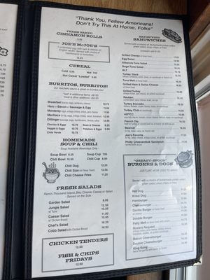 Menu photo 7 Joe's Place Paso Robles Paso Robles, CA Menu photo 7 Joe's Place Paso Robles Paso Robles, CA