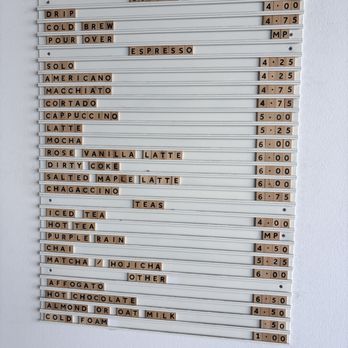 Constellation Coffee - Menu - Coffee & Tea Near Me - Los Angeles, California