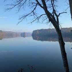Atlantic & Yadkin Greenway - View of Lake Brandt from the Greenway