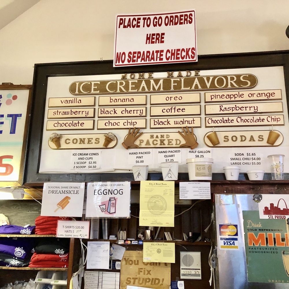 Crown Candy Kitchen - Ice cream flavors - Candy Stores Near Me - St. Louis, Missouri Crown Candy Kitchen - Ice cream flavors - Candy Stores Near Me - St. Louis, Missouri