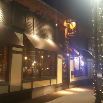 Rooster - Walk up to restaurant front on a March evening - New American Near Me - Newington, Connecticut Rooster - Walk up to restaurant front on a March evening - New American Near Me - Newington, Connecticut