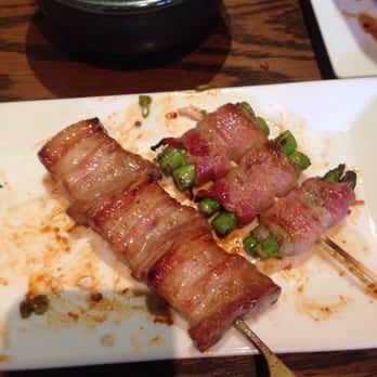 Yakitori 39 - "Berkshire" pork belly and asparagus bacon yaki - Japanese Near Me - Teaneck, New Jersey