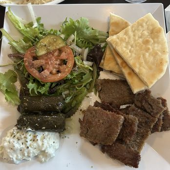 Santorini Cafe - Lamb plate - Greek Near Me - Austin, Texas