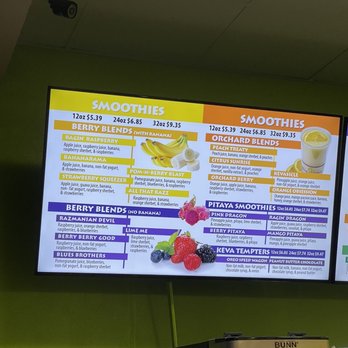 Keva Juice - Menu - Food Stands Near Me - Albuquerque, New Mexico