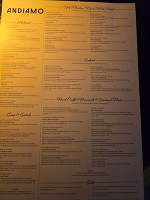 Menu photo 2 Andiamo- Bloomfield Hills Bloomfield Hills, MI Menu photo 2 Andiamo- Bloomfield Hills Bloomfield Hills, MI