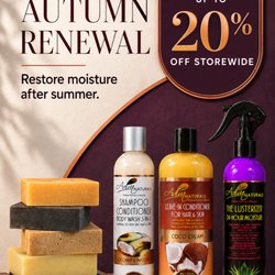 Adiva Naturals - Autumn Renewal Labor Day Weekend Sale

Restore moisture after summer and save up to 20% storewide. No code needed.