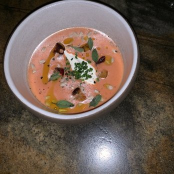 Restaurant Progress - A great tomato and crepe fraiche soup - Bars Near Me - Phoenix, Arizona Restaurant Progress - A great tomato and crepe fraiche soup - Bars Near Me - Phoenix, Arizona