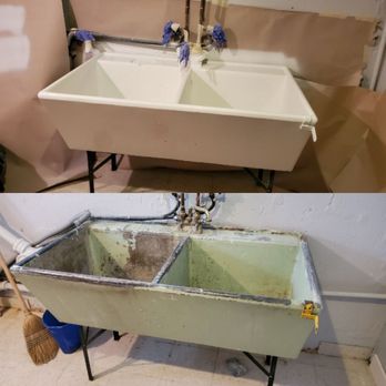 GR Refinishers - Before and After Sink - Refinishing Services Near Me GR Refinishers - Before and After Sink - Refinishing Services Near Me