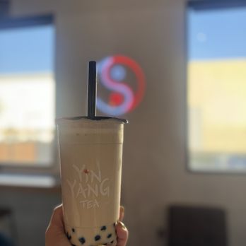 Yin Yang Tea - Coconut coffee with banana foam delicious - Bubble Tea Near Me - Chino, California Yin Yang Tea - Coconut coffee with banana foam delicious - Bubble Tea Near Me - Chino, California