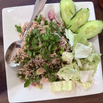 Golden Triangle Thai Cuisine - Larb Chicken Salad - Thai Near Me - Murrieta, California Golden Triangle Thai Cuisine - Larb Chicken Salad - Thai Near Me - Murrieta, California