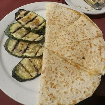 Red Flame Steak & Grill - Kids Quesadilla with grilled zucchini - Steakhouses Near Me - Magnolia, Texas