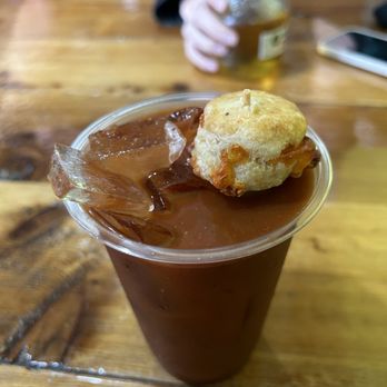 Se7enBites - Jalapeño Bloody Mary (with a little biscuit!) - Coffee & Tea Near Me - Orlando, Florida Se7enBites - Jalapeño Bloody Mary (with a little biscuit!) - Coffee & Tea Near Me - Orlando, Florida