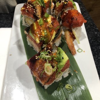 Yoshi Sushi - Angry Dragon Roll - Japanese Near Me - Milpitas, California Yoshi Sushi - Angry Dragon Roll - Japanese Near Me - Milpitas, California