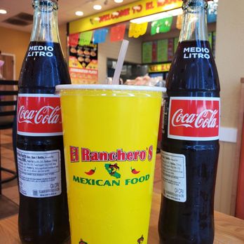 El Ranchero’s - Ice cold Mexican coke in glass bottles are served, as well as sodas, horchata, and aguas frescas! - Mexican Near Me - Rancho Cordova, California