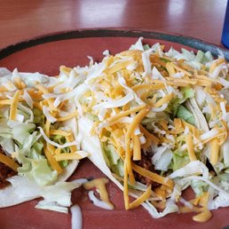 Corn tortilla soft tacos with beef were gf and delicious Corn tortilla soft tacos with beef were gf and delicious