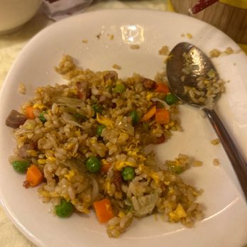 Aberdeen Cafe - 叉燒炒飯 (糙米版）正呀！糖尿病福音  Chinese style BBQ pork fried brown rice. - Dim Sum Near Me - Martinez, California