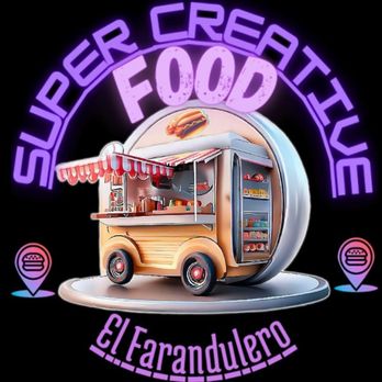 Super Creative Food - a food truck with a neon sign - Food Trucks Near Me - Tampa, Florida