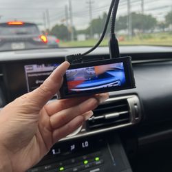 Genuine Automotive & Diesel - My dash cam completely hanging. Had nothing business touching it in the first place. Had nothing to do with my brakes.