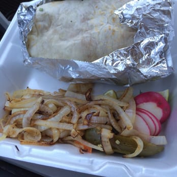 Los Serranos - Massive Burrito with grilled onions and peppers! - Mexican Near Me - Winton, California