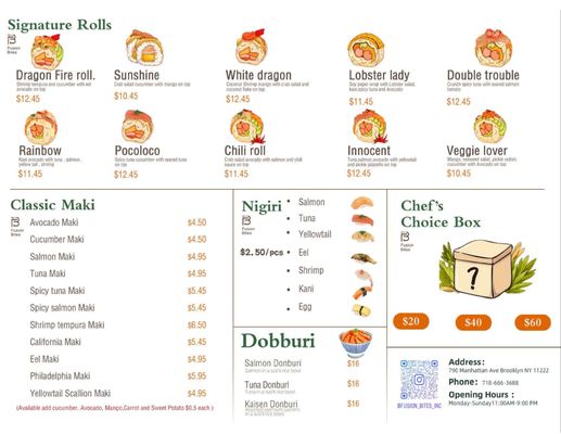 Menu photo 3 Fusion Bites Brooklyn, NY
