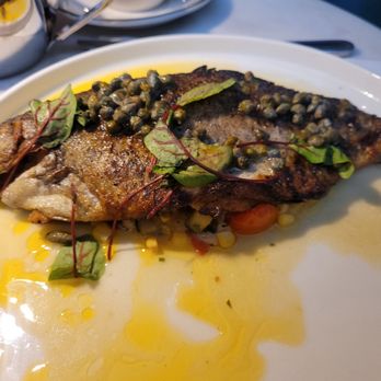 Dick and Jane's Bar Room - They de-boned the trout and cooked to perfection. I needed it served with starch or veggies though. - Bars Near Me - Brooklyn, New York Dick and Jane's Bar Room - They de-boned the trout and cooked to perfection. I needed it served with starch or veggies though. - Bars Near Me - Brooklyn, New York