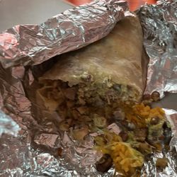 Taqueria Los Pericos #5 - Grilled chicken super burrito.