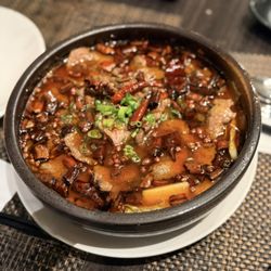 Chef K - Szechwan Beef in hot chili oil