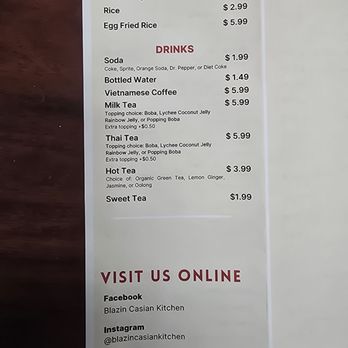 Blazin Casian Kitchen - Menu - Sandwiches Near Me - Pensacola, Florida