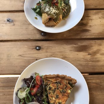 Ocotillo - Chimichanga & broccoli quiche - New American Near Me - Phoenix, Arizona