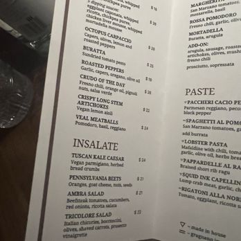 Ambra - Italian Near Me - New York, New York