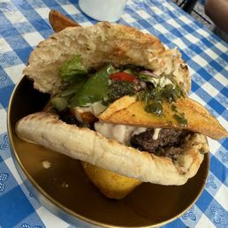 Koby's Steak Pita Sandwich
