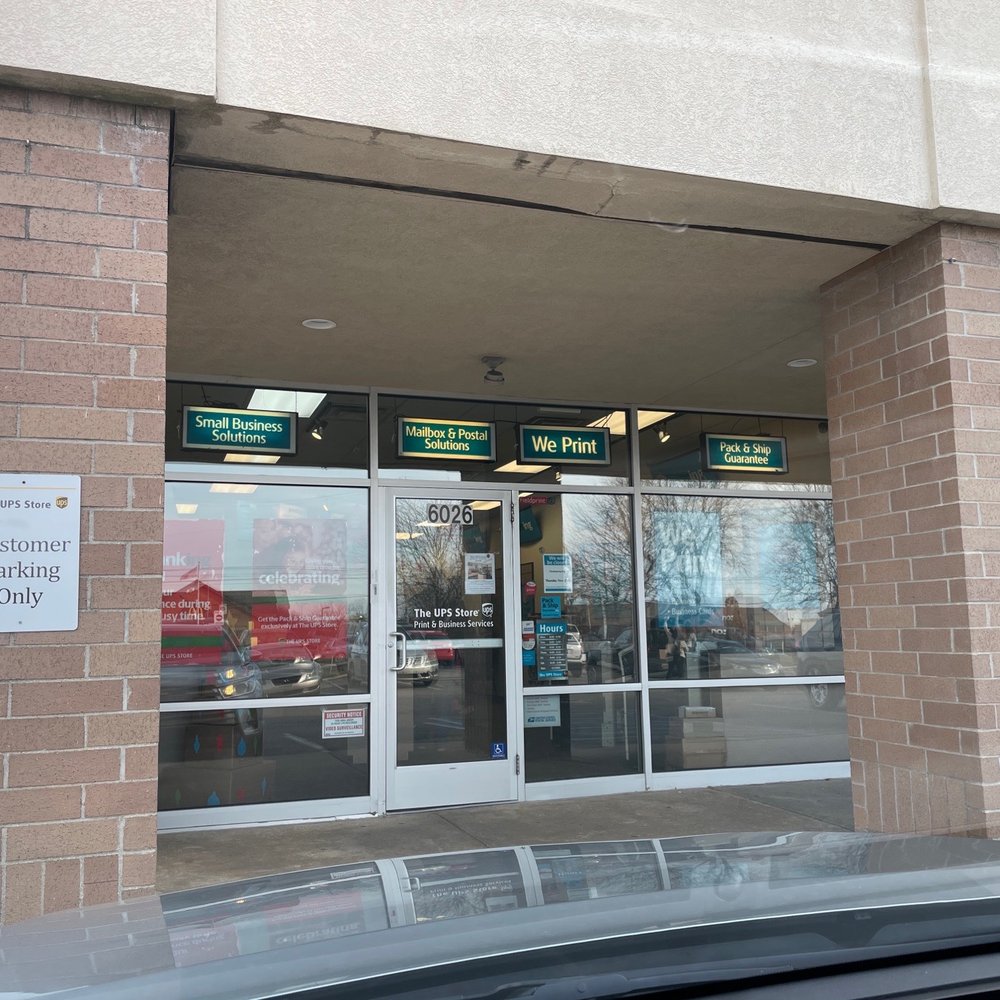 The UPS Store - Front with two designated spots to park - Printing Services Near Me - Kentwood, Michigan The UPS Store - Front with two designated spots to park - Printing Services Near Me - Kentwood, Michigan