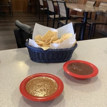 La Fe Mexican Grill - Chips, salsa, and bean dip to - Mexican Near Me - Lancaster, California