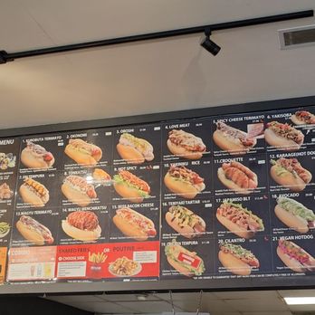 Japadog - Menu - Food Stands Near Me - Richmond, British Columbia Japadog - Menu - Food Stands Near Me - Richmond, British Columbia