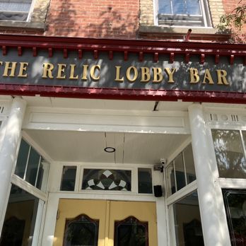 The Relic Lobby Bar - Signage outside - Cocktail Bars Near Me - Stratford, Ontario