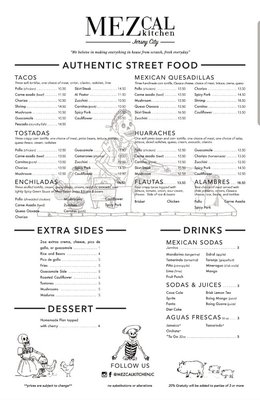 Menu photo 7 Mezcal Kitchen JC Jersey City, NJ