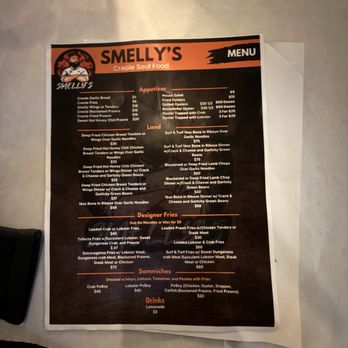 Chef Smelly's - Menu - Cajun/Creole Near Me - Oakland, California Chef Smelly's - Menu - Cajun/Creole Near Me - Oakland, California